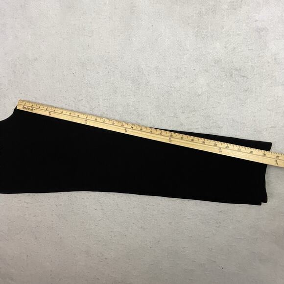 Eddie Bauer Pants Womens Size 10 Black Flat Front Mid Rise Stretch Pant Casual - Picture 7 of 13